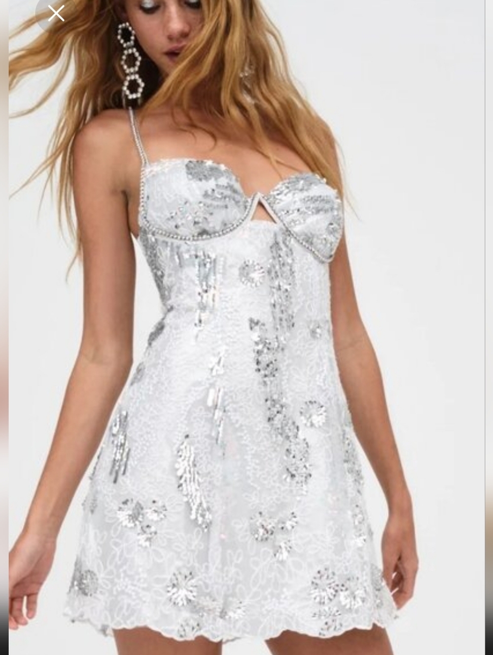 For Love And Lemons Sequin Mini Dress
